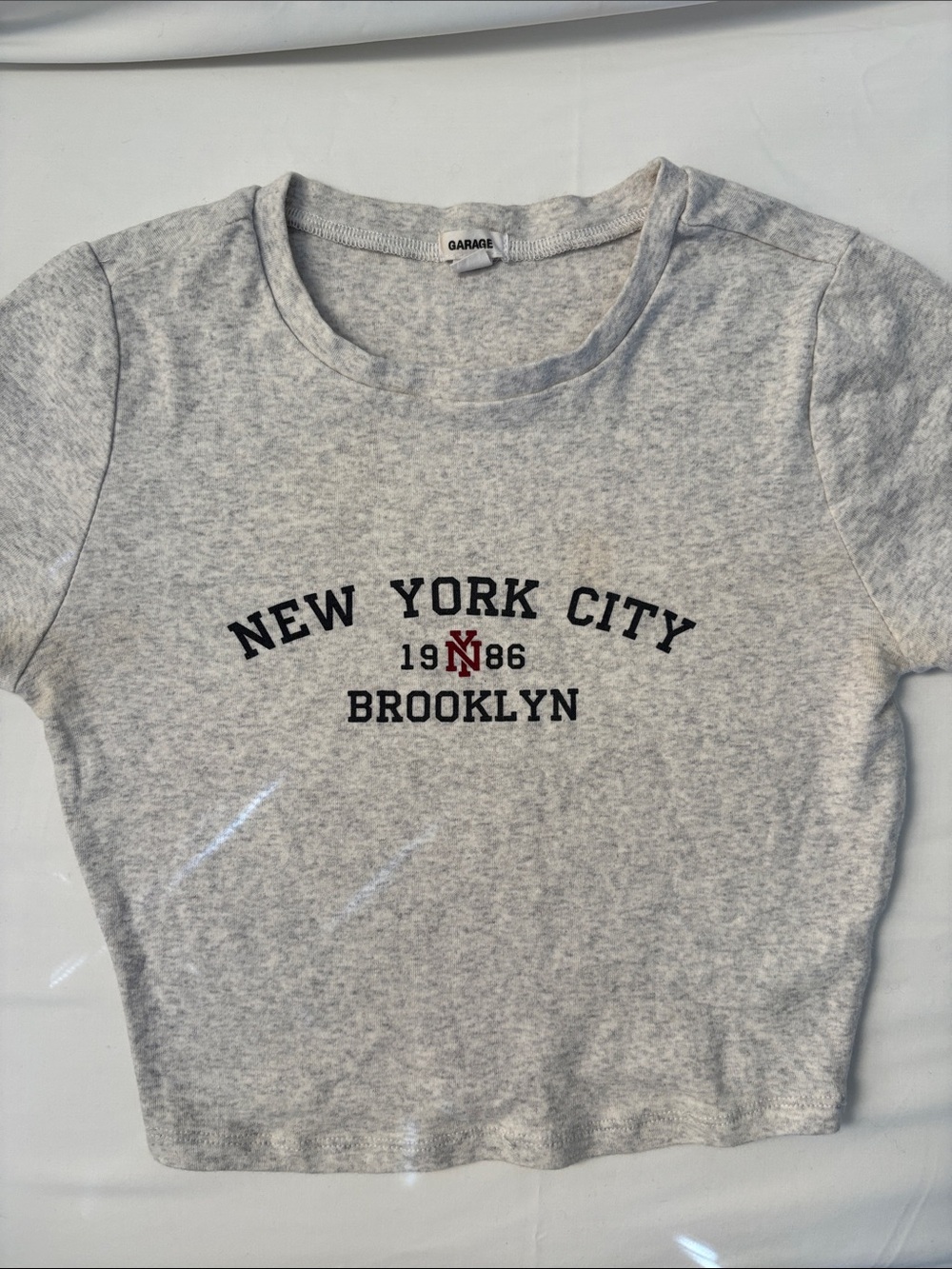 Garage - Heather Gray New York City Baby Tee!!!